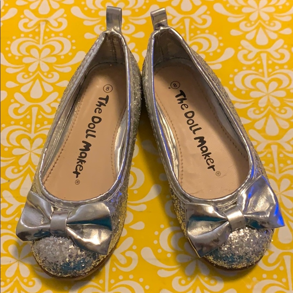 Toddler girl Glitter Dress Shoes Size 8